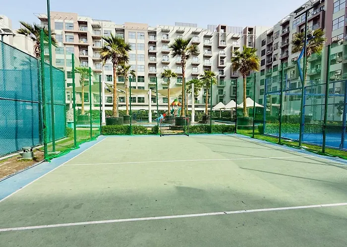 Lawnz Luxury Furnished Studio With Balcony Swimming Pool Gym Kids Play Ground
